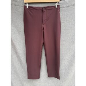 Banana Republic Joggers‎ Mens 33x30 Burgundy Slim Tapered Fit Leg